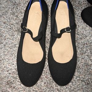 Rothy's Black and Blue Women's Flats